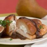 Balsamic-Fig Glazed Pear Topped Chicken Breast